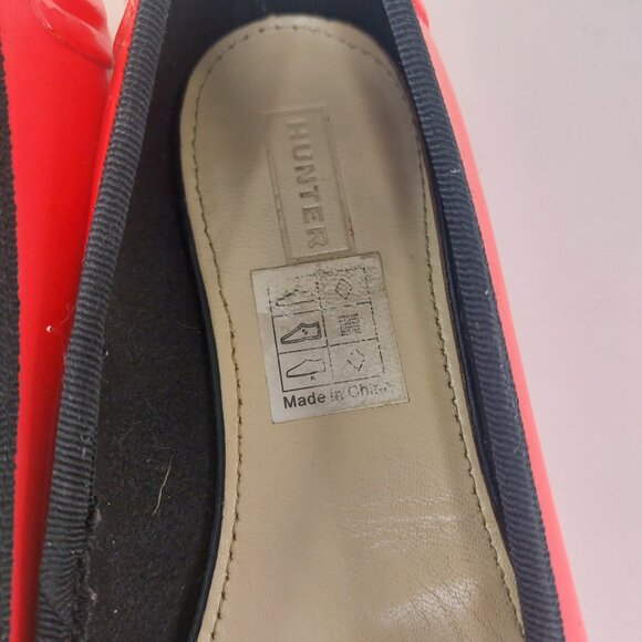 Hunter Women's Curzon Ballet Flats Neon Pink Size US 6 - Picture 6 of 11